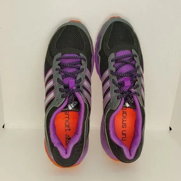 Adidas Adiprene Women's Black & Purple Running Sneakers - Size 8.5 - Picture 5 of 7